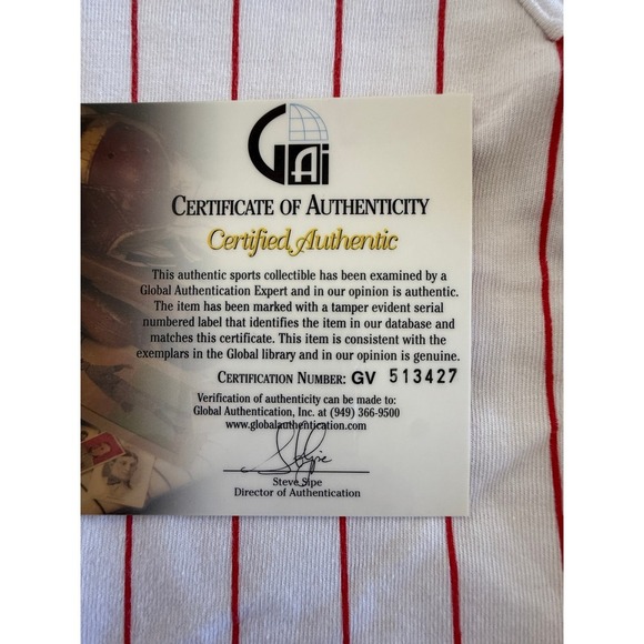 Vintage St. Louis Cardinals Mark McGwire #25 Jersey Certified Authentic - Picture 11 of 14